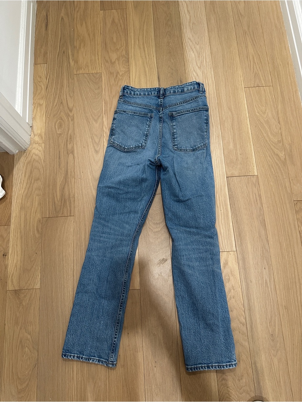 Zara Blue Straight-Leg Women's Jeans
